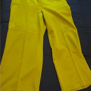 Margot Yellow Cropped Pants